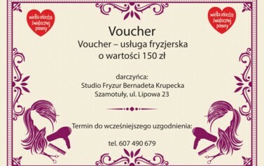 voucher - fryzjer - Krupecka