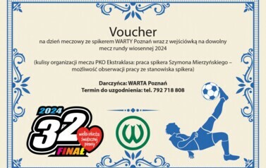 voucher - piłka Warta