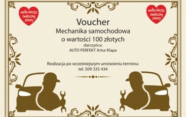 voucher - naprawa auta 2024
