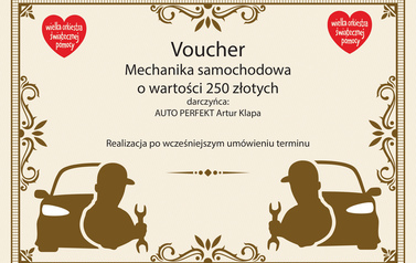 voucher - naprawa auta