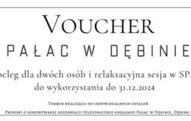 voucher WOŚP 2024 pałac w D_01