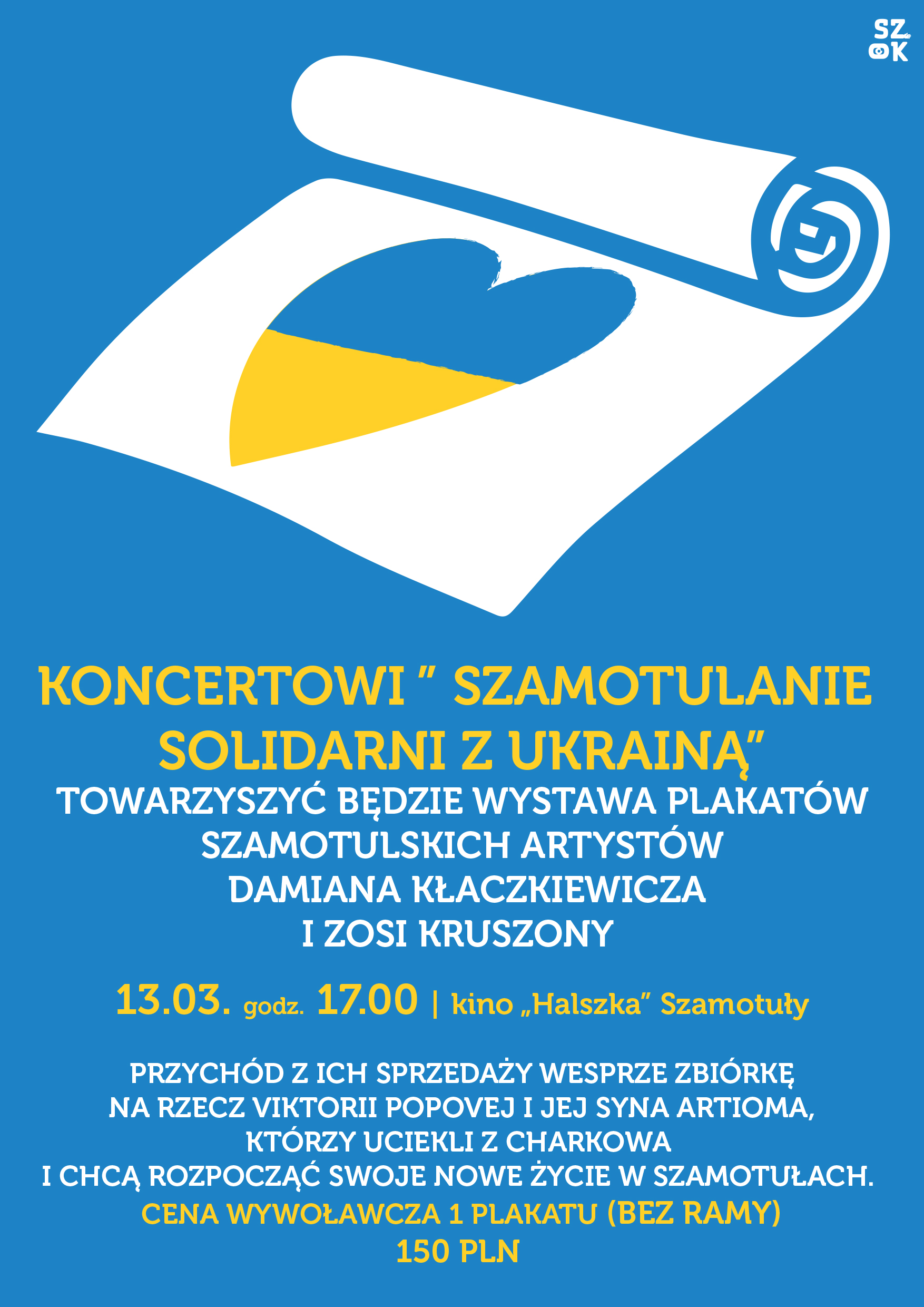 Plakaty dla Ukrainy - koncert charytatywny