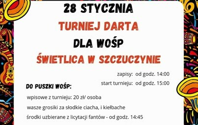 Zdjęcie do Pomaganie przez rzucanie! TURNIEJ DARTA dla WOŚP