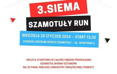 Zdjęcie do Pomaganie przez bieganie! 3. Siema Szamotuły Run - Bieg dla WOŚP