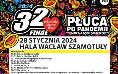 Zdjęcie do Program 32. Finału WOŚP w Szamotułach