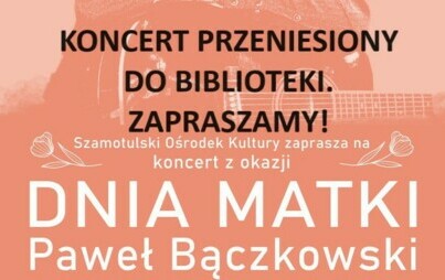 Zdjęcie do Koncert Pawła Bączkowskiego przeniesiony do Biblioteki!