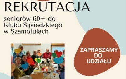 Zdjęcie do Klub Sąsiedzki - zaproszenie