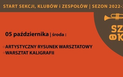 Zdjęcie do Warsztat kaligrafii | Artystyczny rysunek warsztatowy - wznawiamy działanie sekcji