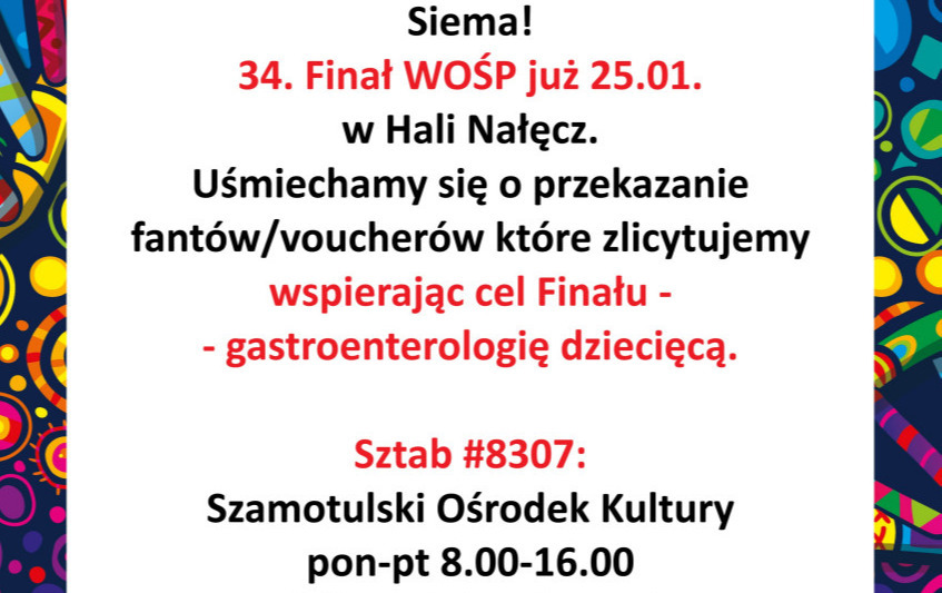 Zdjęcie do WOŚP 2026 - fanty na licytacje