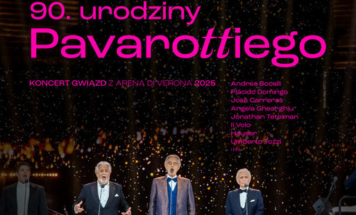 Zdjęcie do 90. urodziny Pavarottiego