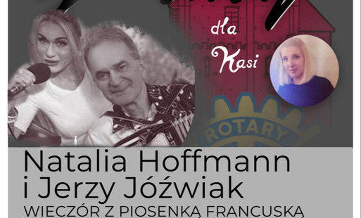 Zdjęcie do NATALIA HOFFMANN &amp; JERZY J&Oacute;ŹWIAK piosenka francuska - Gramy i pomagamy z Rotary